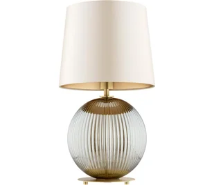 Argon 8530 - Lampa stołowa HAMILTON 1xE27/15W/230V kremowa/szara - Lampy stojące - miniaturka - grafika 1