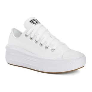 Trampki damskie Converse Chuck Taylor All Star Move Canvas Platform Ox white/white/white 37 EU - Trampki damskie - miniaturka - grafika 1