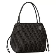 Torebki damskie - Gabor bags Granada wave damska torba na ramię torba na ramię zamek błyskawiczny średnia czarna, czarny, m, Nowoczesny - miniaturka - grafika 1