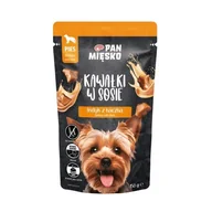 Mokra karma dla psów - PAN MIĘSKO Kawałki w sosie Indyk z kaczką (dorosły) - Karma mokra dla psa - 150g - miniaturka - grafika 1