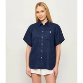 Koszule damskie - POLO RALPH LAUREN Lniana koszula Relaxed fit - miniaturka - grafika 1