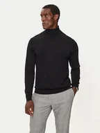 Swetry męskie - Pierre Cardin Golf C5 50703.5037 Czarny Regular Fit - miniaturka - grafika 1