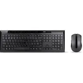 Zestawy myszka + klawiatura - Klawiatura i mysz Rapoo 8210M, CZ/SK Czarna - miniaturka - grafika 1