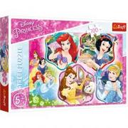 Układanki dla dzieci - Trefl Puzzle 100 części - Disney Princess - miniaturka - grafika 1