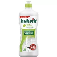 Płyny do naczyń - Płyn do naczyń Ludwik 900g Zielone Jabłuszk balsam - miniaturka - grafika 1