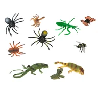 Figurki dla dzieci - Zestaw Gumowych Zwierząt Gady I Owady - miniaturka - grafika 1