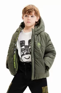 Desigual kurtka dziecięca kolor zielony - Kurtki i płaszcze dla chłopców - miniaturka - grafika 1