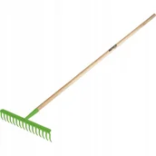 Grabie i motyki - Grabie ogrodowe 14 zębów z trzonkiem drewnianym 1500x360mm AGTECH GARDEN - miniaturka - grafika 1