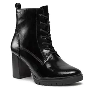 Botki damskie - Botki Tamaris 1-25110-41 Black Patent 018 - miniaturka - grafika 1
