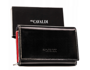 Portfele - Duży portfel damski ze skóry naturalnej — 4U Cavaldi - miniaturka - grafika 1