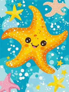 Malowanie po numerach - Kids Rozgwiazda - Malowanie po numerach - miniaturka - grafika 1