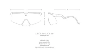 ALBA OPTICS Okulary rowerowe DELTA SEQ VZUM Pou - Okulary sportowe - miniaturka - grafika 5