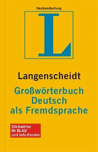 Langenscheidt Großwörterbuch Deutsch als Fremdsprache - Książki do nauki języka niemieckiego - miniaturka - grafika 1