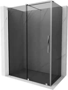 Mexen Velar kabina prysznicowa rozsuwana 150x75 cm, grafit, chrom - 871-150-075-41-01 - Kabiny prysznicowe - miniaturka - grafika 1