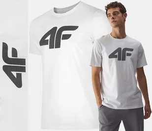 Koszulka Męska 4f T-shirt Bawełniany Podkoszulek Sportowy Co Dzień 1844 Xxl - Koszulki męskie - miniaturka - grafika 1