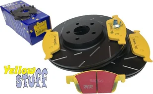 Przednie klocki YellowStuff + NACINANE tarcze hamulcowe 320mm EBC seria USR Ford Escape AWD 2013- - Tarcze hamulcowe - miniaturka - grafika 13
