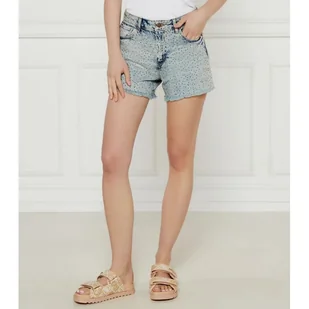 GUESS Jeansowe szorty Relaxed fit - Spodnie sportowe damskie - miniaturka - grafika 1