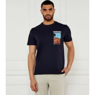 Napapijri T-shirt S-VALDOR SS Relaxed fit - Koszulki męskie - miniaturka - grafika 1