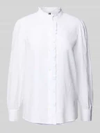 Bluzki damskie - Bluzka o kroju relaxed fit z czystego lnu - miniaturka - grafika 1
