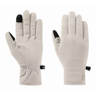 Rękawiczki - Rękawice polarowe Jack Wolfskin REAL STUFF GLOVE dove - S - grafika 1