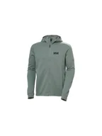 Bluzy męskie - Bluza żeglarska HELLY HANSEN HP TECH SWEAT FZ HOO szara S - miniaturka - grafika 1