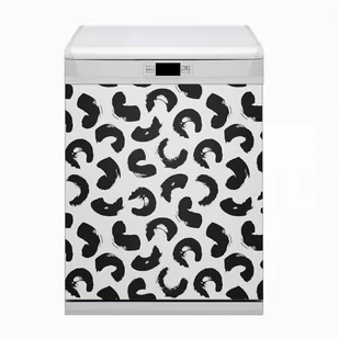 Bluedecor Maskownica zmywarki Pociągnięcia pędzla 60x80 - Dekoracje domu - miniaturka - grafika 1