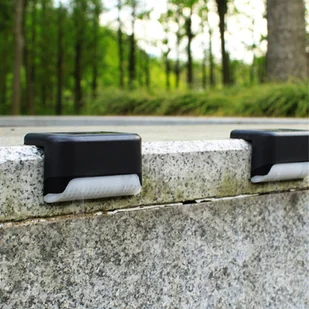 Solarna lampa schodowa tarasowa LED Maclean IP44, 4000K, Ni-MH 100 mAh, 80x45x45mm, czuj. zmierzchu MCE319 - Lampy ogrodowe - miniaturka - grafika 5
