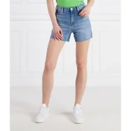 Spodenki damskie - Tommy Hilfiger Szorty DNM STRAIGHT SHORT LYRA | Regular Fit - miniaturka - grafika 1