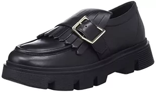 Geox Damska bluza D Vilde Loafer, czarny, 41 EU - Bluzy damskie - miniaturka - grafika 1