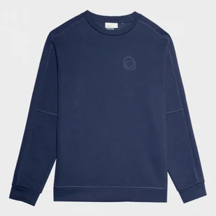 Męska bluza dresowa nierozpinana bez kaptura OUTHORN OTHSS23TSWSM316 - granatowa - Outhorn - Bluzy sportowe męskie - miniaturka - grafika 1