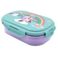 Lunch boxy - KIDS EUROSWAN Pudełko śniadaniowe + sztućce, 21x14x6cm Sweet Dreams - miniaturka - grafika 1
