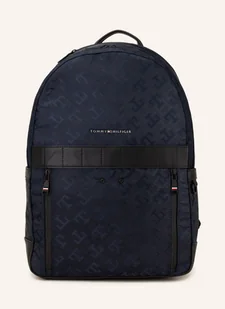 Tommy Hilfiger Plecak The Elevated 1985 Mono Backpack AM0AM11086 Granatowy - Plecaki - miniaturka - grafika 2