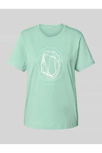 T-shirt o kroju regular fit z czystej bawełny - Tom Tailor - Koszulki i topy damskie - miniaturka - grafika 1