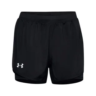 Spodenki damskie Under Armour  Fly By 2.0 2N1 Short-BLK XS - Spodenki damskie - miniaturka - grafika 1
