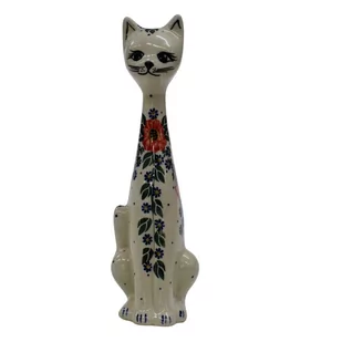 Ceramiczne kot egipski Ceramika Bolesławiec - Wielkanoc - miniaturka - grafika 1