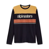 Koszulki męskie - Alpinestars Męska koszulka Topper Ls Czarny XXL - miniaturka - grafika 1
