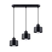 Lampy sufitowe - Czarna lampa wisząca nad stół w stylu loft - A170-Ardi - miniaturka - grafika 1