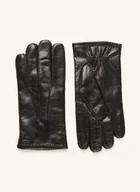 Rękawiczki - Hestra Skórzane Rękawiczki Edward schwarz - miniaturka - grafika 1