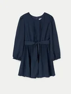 Sukienki i spódniczki dla dziewczynek - Mayoral Sukienka elegancka 7979 Granatowy Regular Fit - miniaturka - grafika 1