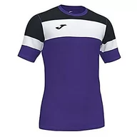 Koszulki męskie - Joma T-shirt męski Crew Iv Equip M/C fioletowy ciemny fiolet XL 101538.551 - miniaturka - grafika 1