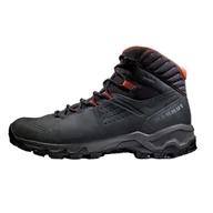 Buty trekkingowe męskie - Męskie buty turystyczne Mammut Mercury IV Mid GTX® Men Rozmiar butów (UE): 46 / Kolor: czarny/czerwony - miniaturka - grafika 1