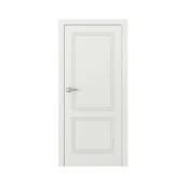 Drzwi wewnętrzne - Skrzydło drzwiowe pełne bezprzylgowe Vector V Białe 80 Prawe Porta - miniaturka - grafika 1