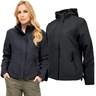 Odzież taktyczna i umundurowanie - Kurtka damska BRANDIT Windbreaker Frontzip Black XXL - miniaturka - grafika 1
