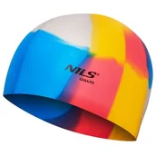 Materace dmuchane i koła do pływania - Czepek NILS AQUA Nqc M10 Wielokolorowy - miniaturka - grafika 1