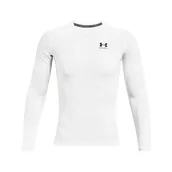 Koszulki męskie - Koszulka męska Under Armour HeatGear Comp LS White XL - miniaturka - grafika 1