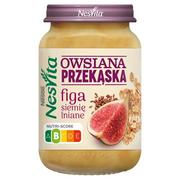 Soki i napoje niegazowane - NesVita Owsiana przekąska figa siemię lniane 190 g - miniaturka - grafika 1