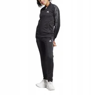 Dresy damskie - dres damski adidas r XL IJ8789 czarny poliester - miniaturka - grafika 1