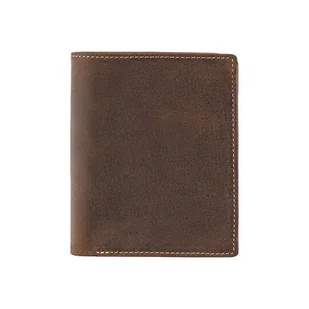 Portfel męski Visconti Nubuk V-709 Hunter RFID - brązowy jasny - Portfele - miniaturka - grafika 1