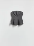 Marynarki i żakiety damskie - Reserved - Gorsetowy top - jasnoszary - miniaturka - grafika 1