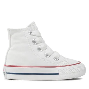 Trampki Converse Chuck Taylor All Star Hi 7J253C Biały - Buty dla chłopców - miniaturka - grafika 1
